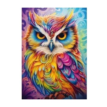 Schmidt Spiele Puzzle PQ 1000 Colorful Owl G3