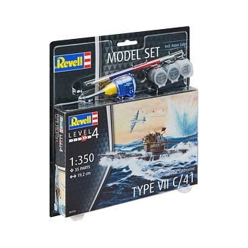 Revell Model set U Boot Type VII C 41 Kriegsmarine 65154 1:350