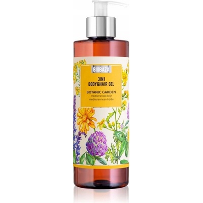 BIOBAZA 3in1 Body&Hair Gel Botanic Garden šampón, kondicionér a sprchový gel 3 v 1 400 ml – Hledejceny.cz