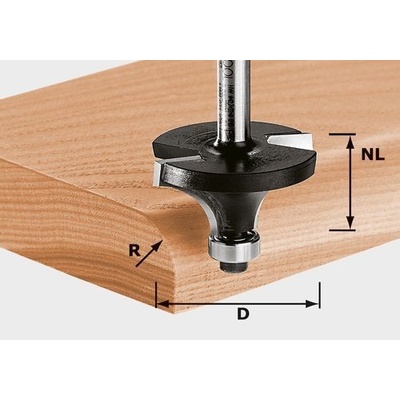 FESTOOL Zaoblovací fréza HW S8 D28,7/R8 KL
