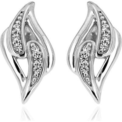 Zlatnictví U Kostela zlaté náušnice lístečky 897b