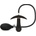 EasyToys Anal Collection Inflatable Butt Plug with Pump 8cm Black