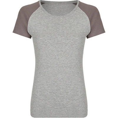 Miners mate Dámske tričko MY120 Heather Grey
