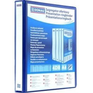 DONAU 4-ring binder A4 37mm blue (2788164PL-10)