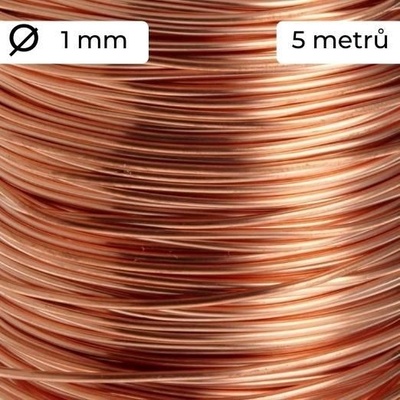 Drát měděný nelakovaný 1 mm – Zboží Dáma