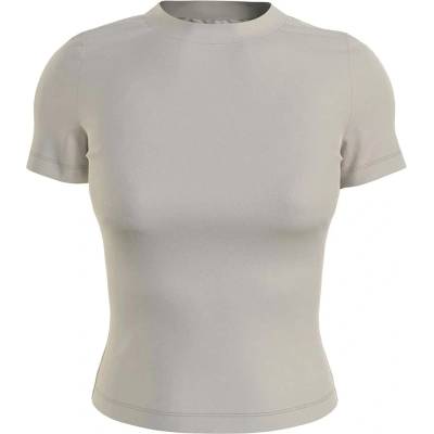 Calvin klein jeans Тениска Calvin Klein Jeans Side Tape Milano Short Sleeve High Neck T-Shirt - White