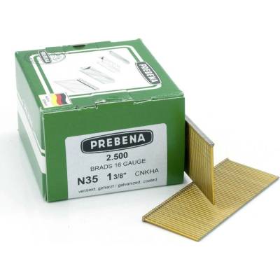 Prebena N35CNKHA sada hřebíků s pěchovanou hlavou Vnější délka 35 mm 2500 ks