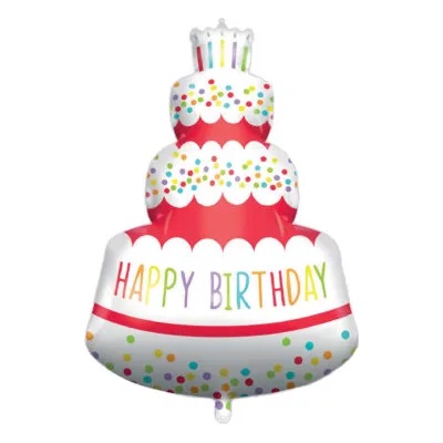 Procos Балон от фолио - Торта за рожден ден 94см