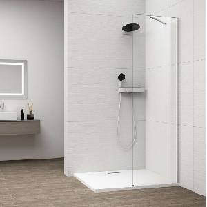 POLYSAN Esca - Душ стена Walk-In 50x210 см, Antidrop, прозрачно стъкло/хром ES1050-01 (ES1050-01)