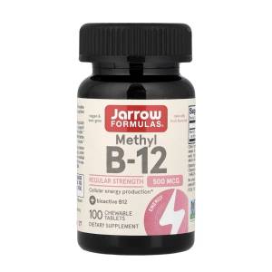 Jarrow Formulas Methyl B-12 500 mcg, 100 vegan chewable tabs