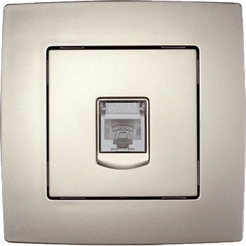 ELMARK City ТЕЛЕФОНЕН КОНТАКТ rj11 ШАМПАНСКО МЕТАЛИК (190262)