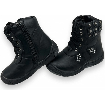 Linshi dívčí zimní boty černé