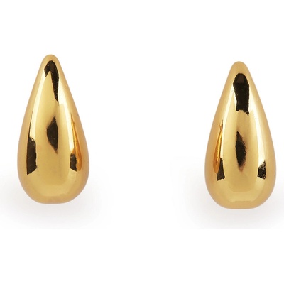 Prima-obchod náušnice z nerezové oceli kapky zlatá 109407