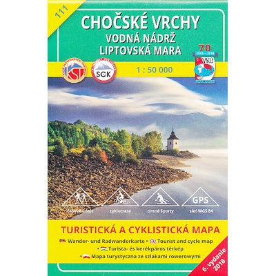 Chočské vrchy - vodná nádrž Liptovská Mara 1: 50 000 - VKÚ Harmanec