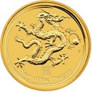 Perth Mint Zlatá minca Rok Hada Lunar II 1/4 oz