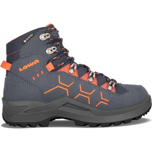 Lowa Детски туристически обувки Lowa Kid's Kody Evo GTX Mid Junior Walking boots - Steel Blue / Orange - размер 29 (EU) (702-3549-0313)