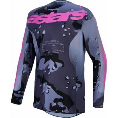 Alpinestars Racer Lone 2027 sivá camo/fialová