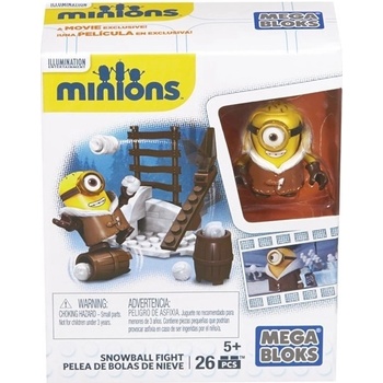 Mega Bloks Mimoni sněhová bitva
