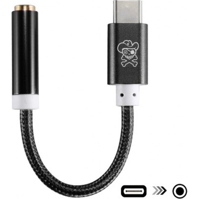 Mezamo Adaptér USB typu C na 3,5 mm mini jack samica čierny
