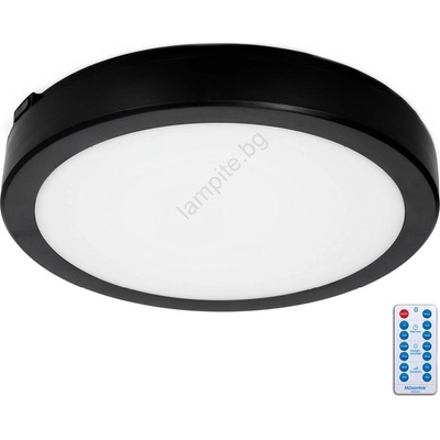 Kobi Led Плафон за баня със сензор nairos led/24w/230v ip65 черен + д. у (kb0424)
