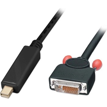 Lindy 3m Mini DisplayPort - DVI-D m/m 3 м Черен (41697)