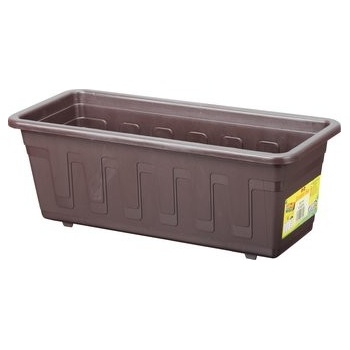 PLASTKON Samozavlažovací truhlík Garden Flor 40 cm hnedá