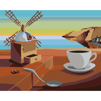 Zuty Malování podle čísel SURREALISTICKÁ KÁVA INSPIRACE S. DALÍ