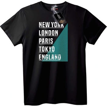NOONEBRAND Тениска Глобални градове - 7XL, White