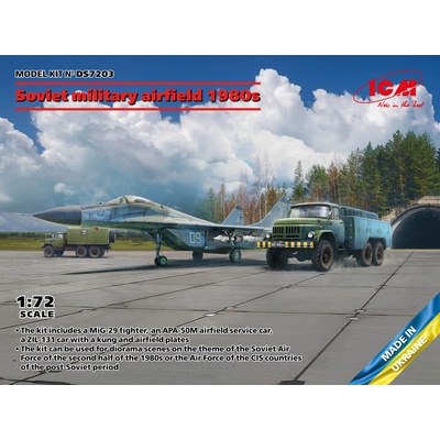 ICM Soviet military airfield 1980s DIORAMA SET 1:72