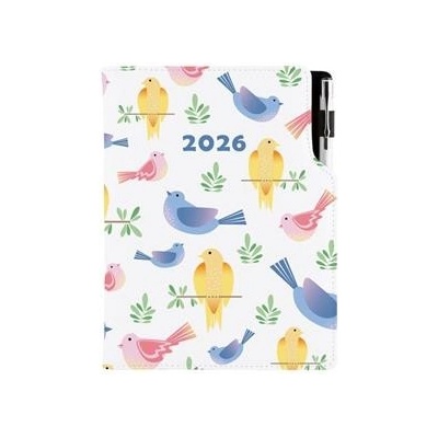 Design B5 týdenní 2026 Ptáci