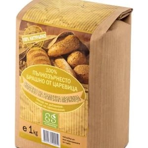 ECOSEM Натурално пълнозърнесто царевично брашно
