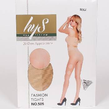 Еластичен некъсащ се чорапогащник в бежово - 20 den