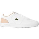 Lacoste Дамски маратонки Lacoste Womens Low-Top Trainers - Wht/Lt Tan