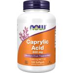 NOW NOW Caprylic Acid 600mg, 100 Softgels