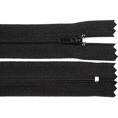 Pro Háčkování Spirálový zip pinlock No 3 délka 30 cm černý