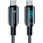 Forcell Кабел Forcell - F-Energy C277, USB-C/USB-C, 100W, 1.2m, черен (5903396395277)