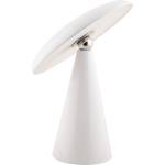 Leitmotiv Бяла LED затъмняваща се настолна лампа (височина 26 cm) Phoebe - Leitmotiv (LM2073WH)