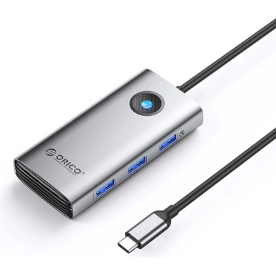 ORICO докинг станция Docking Station Type-C - PW11-6P25R-GY-BP - HDMI, USB-A x 3, PD100W x 1, LAN (2.5Gbps) (PW11-6P25R-GY-BP)