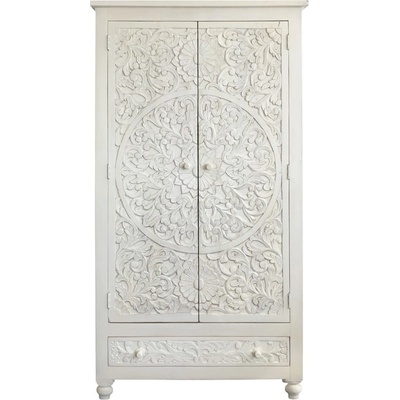 Støraa Кремав гардероб от масивно манго 180x40 cm Kalhana - Støraa (35887366)