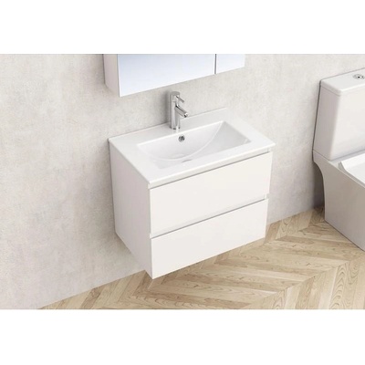 Inter Ceramic Конзолен PVC шкаф ICP 6038-50 МОНЦА, Inter Ceramic, с умивалник 60x52x39.5см (6038-50)