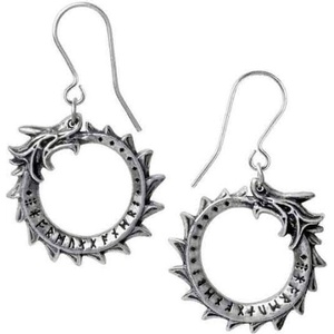 Alchemy gothic Обеци ALCHEMY GOTHIC - Jormungand - Pewter - E440