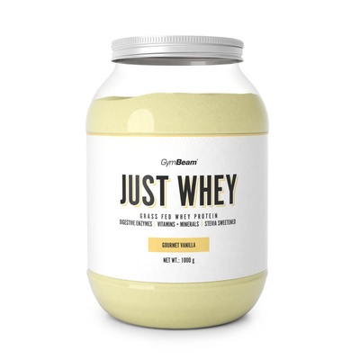 GymBeam Just Whey Grass-Fed Protein 1000 g gourmet vanilla