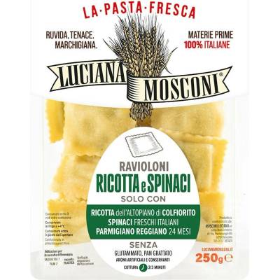 Luciana mosconi ravioloni ricotta a špenát čerstvé těstoviny 250 g