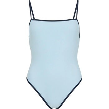 Jack Wills Бански костюм Jack Wills JW Contrast Suit Ld63 - Baby Blue