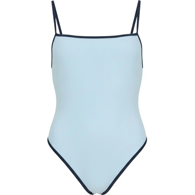 Jack Wills Бански костюм Jack Wills JW Contrast Suit Ld63 - Baby Blue
