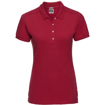 Russell Dámska strečová polokošeľa R 566F 0 Classic Red