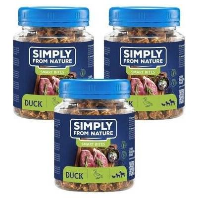 SIMPLY FROM NATURE Smart Bites Trenerki kachna 3 x 130 g
