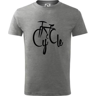 Cycle bicykel tričko detské tmavosivý melír