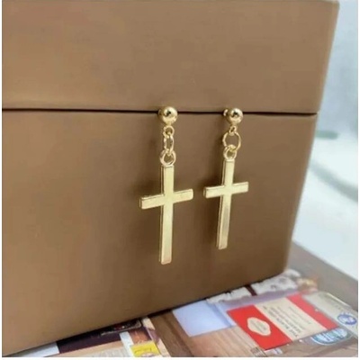Fashion Jewelry visací kříž zlatá OJ418