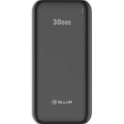 Tellur Външна батерия/power bank/ Tellur PBC303 (TLL158321), 30 000mAh, черна, 5V/2.4A, 1x USB-C, 2x USB A, 1x Micro USB (TLL158321)